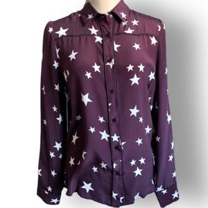 BELAIR | Silk Piped Cowboy Button Up Shirt Size S